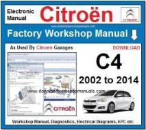 Citroen C4 Workshop Manual Download